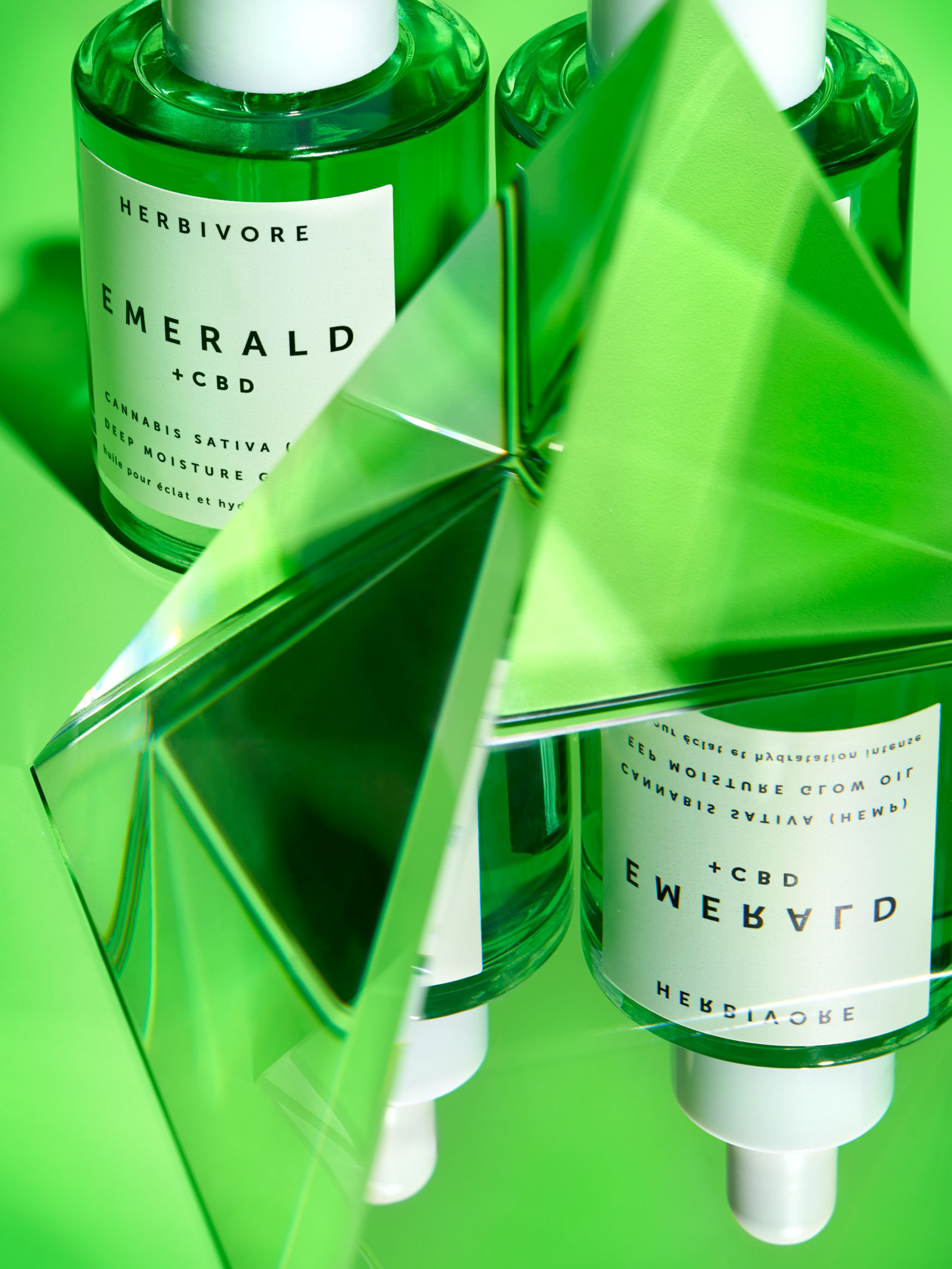 STAN Herbivore Emerald CBD Editorial Still Life with Prism