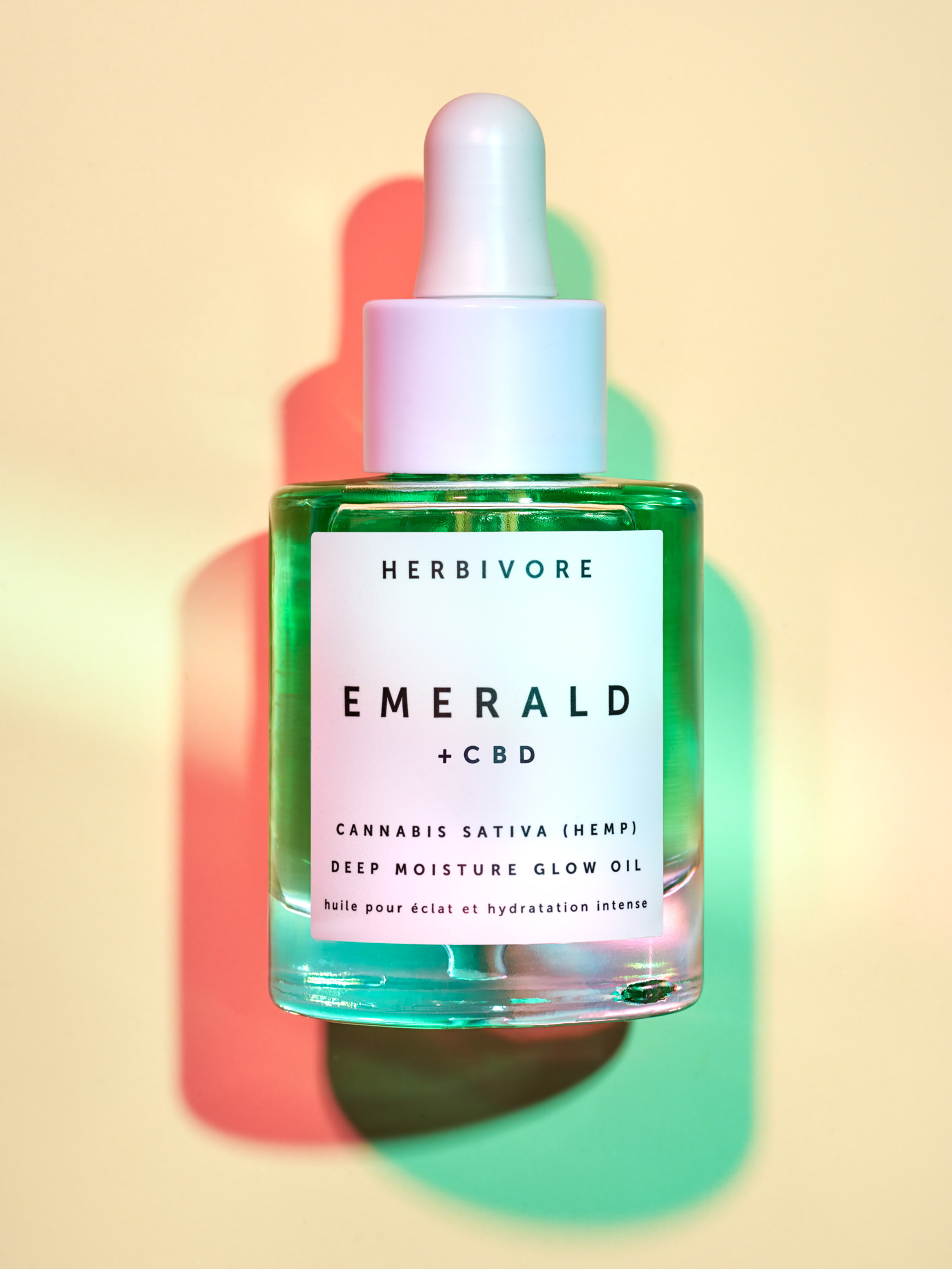 STAN Herbivore Emerald CBD Editorial Still Life with Double Shadow