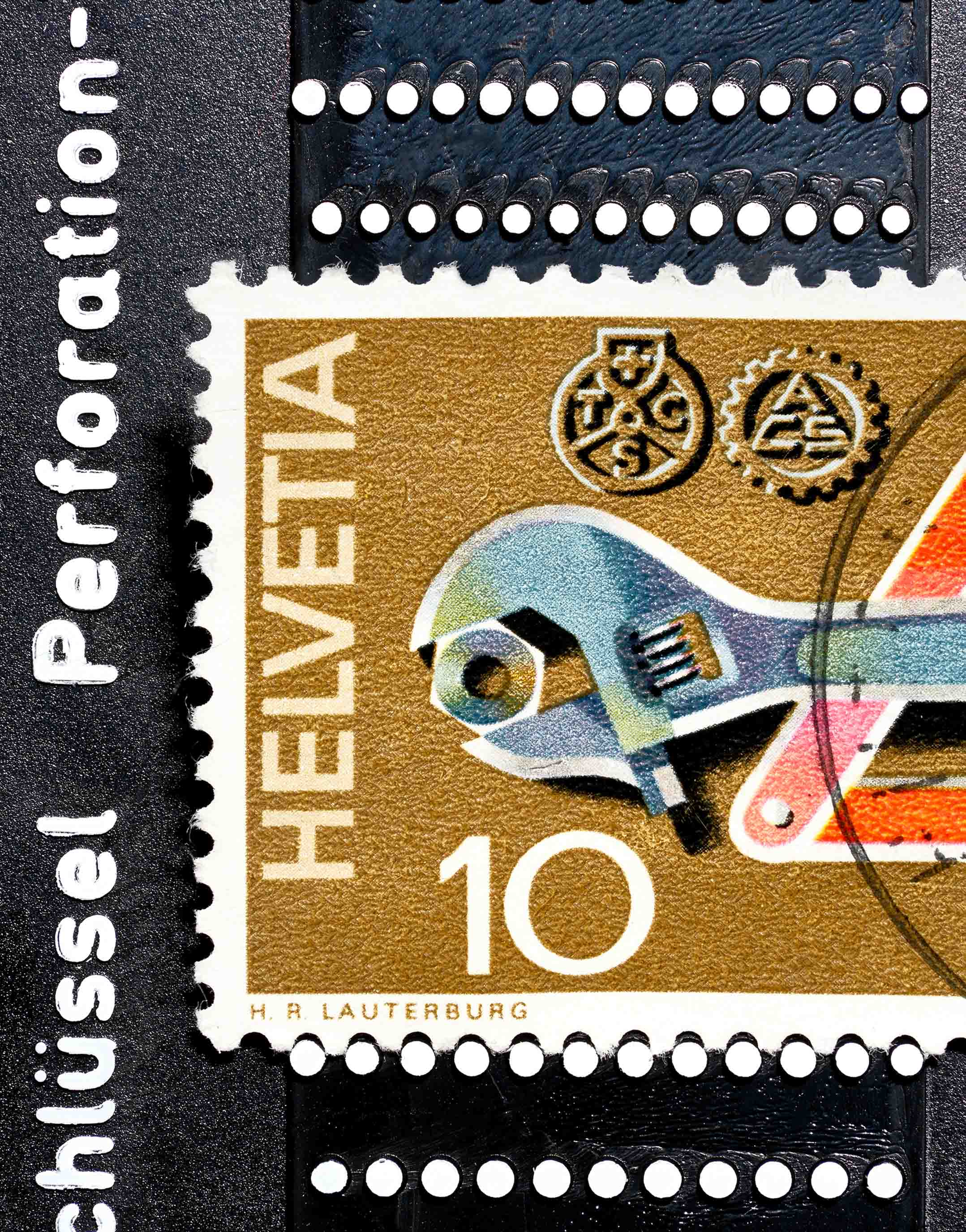 STAN Kolt Magazine Stamp in Perforation Gauge Editorial Still Life